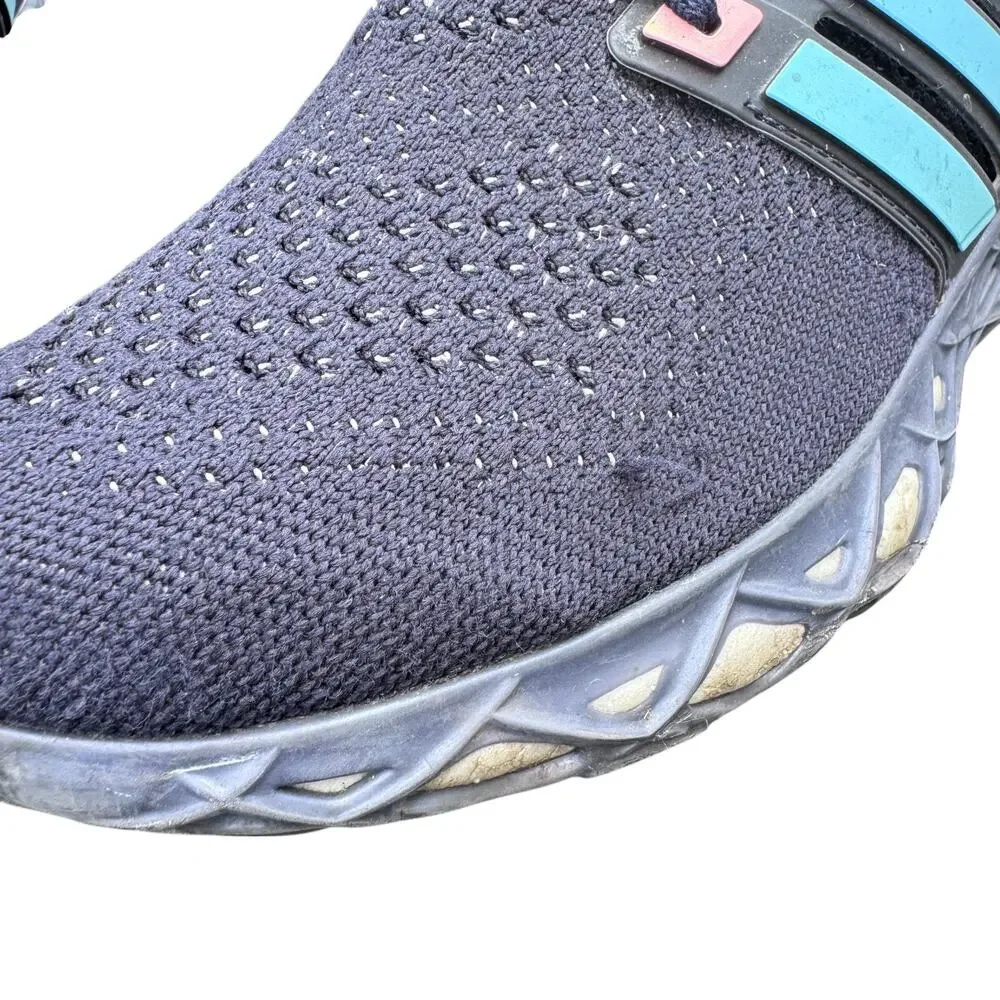 Adidas Ultraboost Web DNA Running Shoes Mens 9 Blue Three Stripes Low Top GX2133